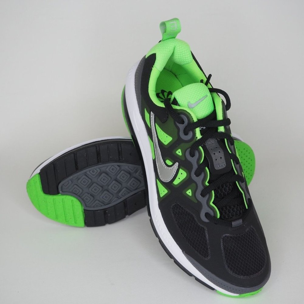 Nike Air Max Genome GS Boys Shoes Running Black Sneakers - Picture 9 of 11